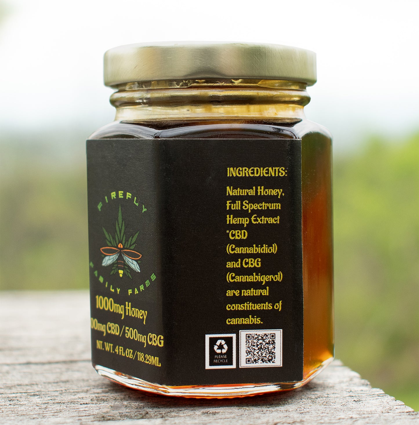 1000mg CBD/CBG Honey